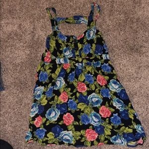 Flower mini dress